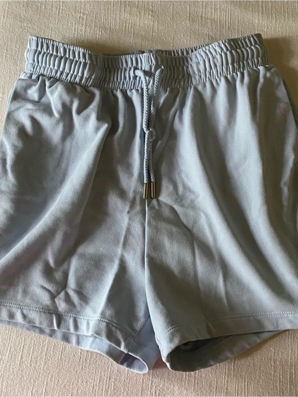 H&M Basics Baby Blue Sweat Shorts